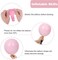 65pcs 12 Inch Pink Balloons Kit, Pink White Gold Confetti Party Balloons with Ribbons for Valentine's Day, Birthday, Wedding, Baby Shower, Graduation Decorations